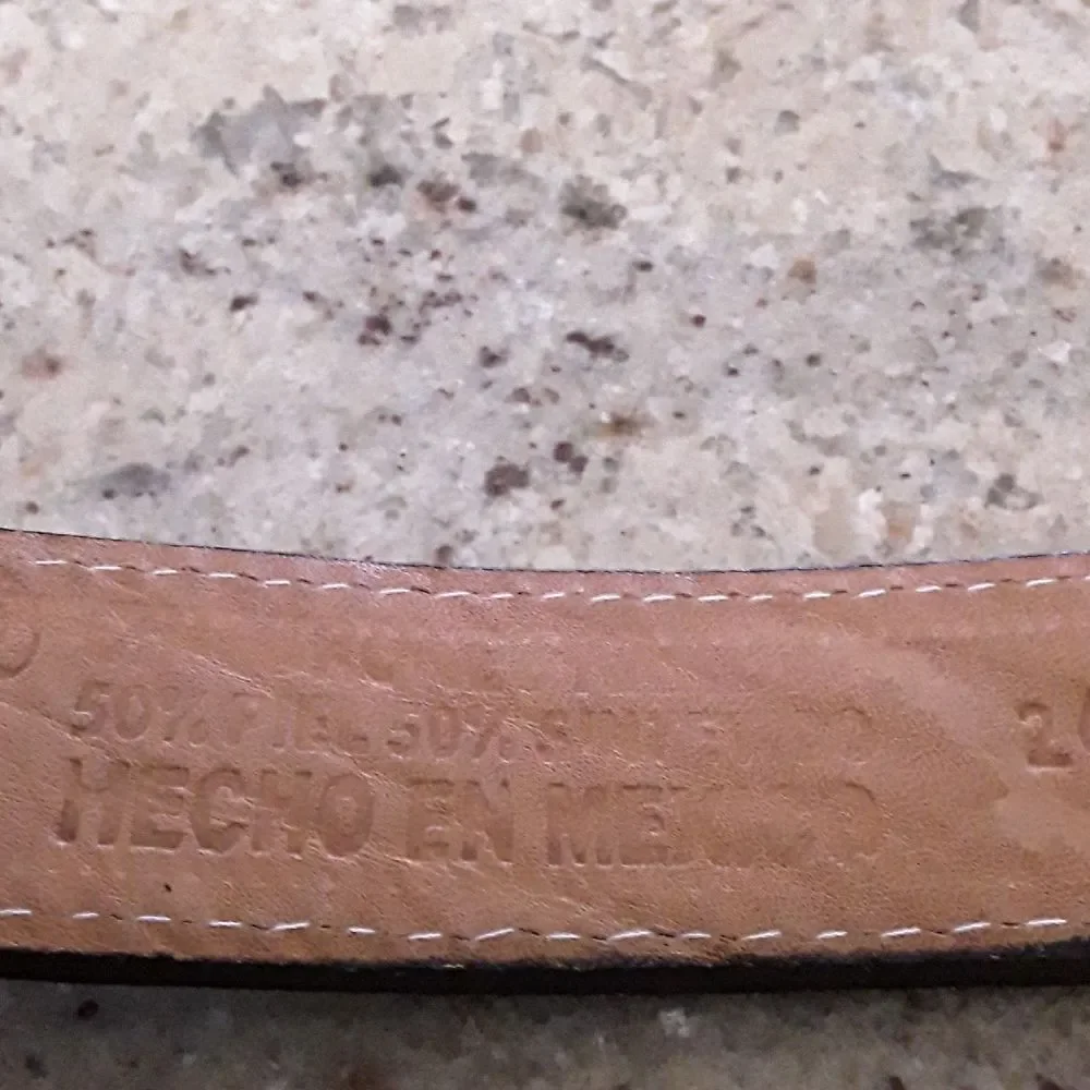 Kids Belt with Horse Design in Black and Brown